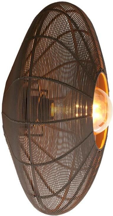 Light & Living Light&living Plafonnière Ø40x17 cm BAHOTO mat donker bruin - Foto 2