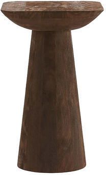 Light & Living Bijzettafel DEGO Ø33x53cm Bruin