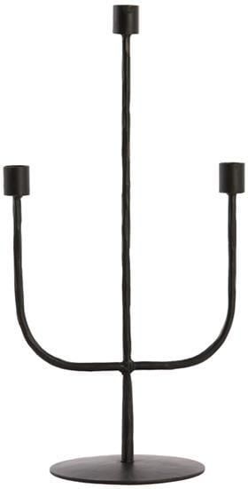 Light & Living D Kandelaar NICOLE 22.5x15x45.5cm Zwart