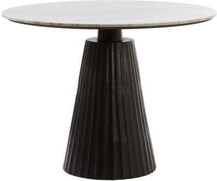 Light & Living Eettafel RIANNE Ø100x75cm Bruin - Foto 2