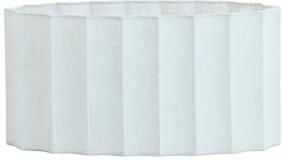 Light & Living Lampenkap ovaal Disli Wit 38x17.5x19cm