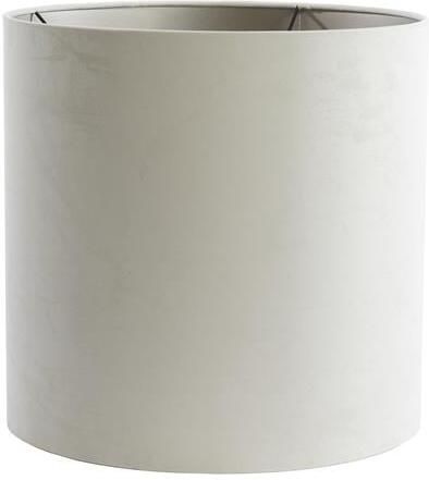 Light & Living Lampenkap VELOURS Ø45x45cm Wit