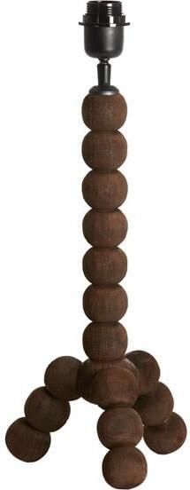 Light & Living Tafellamp Veglio Mangohout 40cm Donkerbruin (excl. kap)