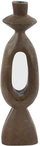 Light & Living Light&living D Kandelaar 13x13x43 cm DJANGO hout mat roodbruin