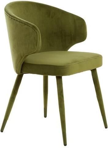 Light & Living Light&living Eetkamerstoel 58x54 5x83 cm KOSAKA olijf groen - Foto 2