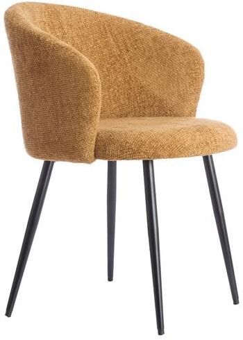 Light & Living Light&living Eetkamerstoel 58x58x78 cm RADAJA okergeel+zwart - Foto 2