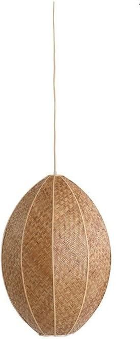 Light & Living Light&living Hanglamp Ø28 5x38 cm MILATOS webbing bruin