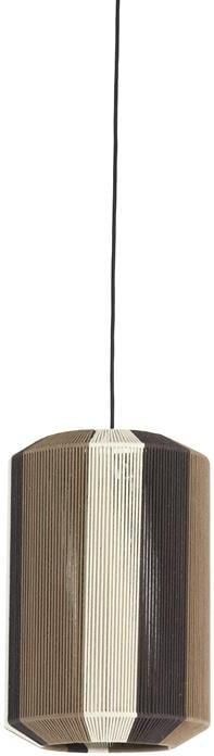 Light & Living Light&living Hanglamp Ø30x46 cm KOZANA bruin+crème+donker bruin