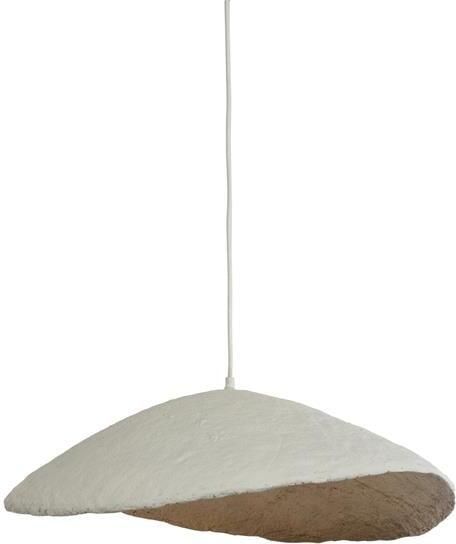 Light & Living Light&living Hanglamp 71x53 5x23 cm LONIA crème+antiek brons