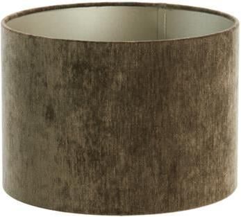 Light & Living Light&living Kap cilinder 30-30-21 cm BAYOU mos groen