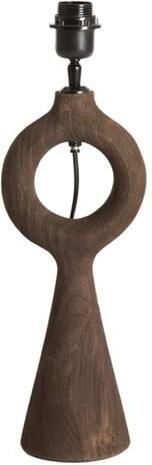 Light & Living Light&living Lampvoet 12x16x39 cm SABULI hout mat donker bruin - Foto 2