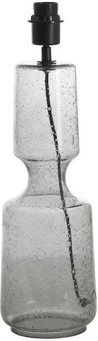 Light & Living Light&living Lampvoet Ø15x51 cm LABIN glas smoke+zwart