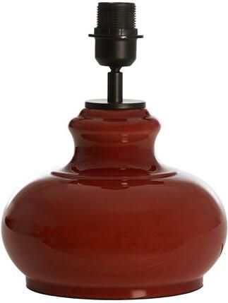 Light & Living Light&living Lampvoet Ø23x28 5 cm VERDE glas bruin