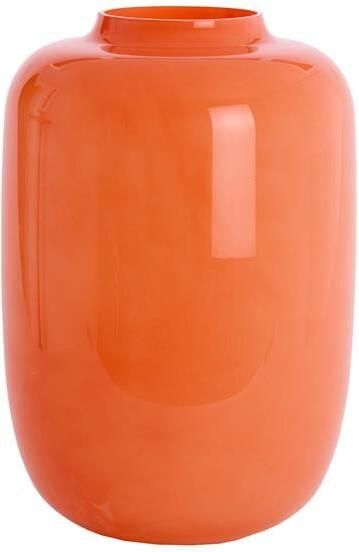 Light & Living Light&living Vaas Ø34x50 cm KOBALA glas oranje