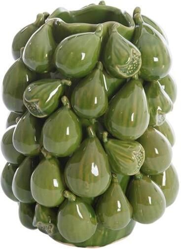 Light & Living Light&living Vaas deco 23 5x23x32 5 cm NATALIA keramiek donker groen