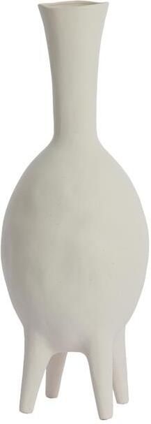 Light & Living Light&living Vaas deco 23x20x62 5 cm NUGINA mat crème