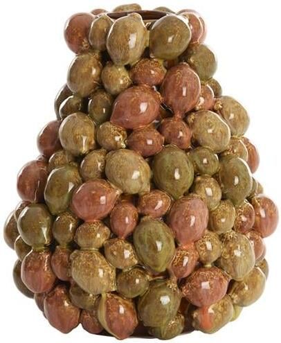 Light & Living Light&living Vaas deco Ø23x27 cm CITRUS keramiek bruin-oranje+groen