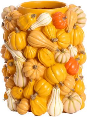 Light & Living Light&living Vaas deco Ø27 5x33 cm PUMPKIN geel
