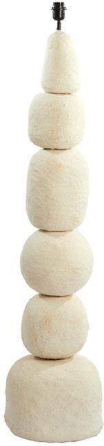 Light & Living Vloerlamp Marree Papier Maché 135cm Crème (excl. kap)