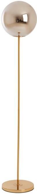 Light & Living Light&living Vloerlamp Ø30x160 cm MEDINA glas smoke+goud - Foto 2