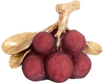 Light & Living Ornament JAGODY 24x14x16.5cm Rood