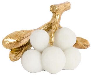 Light & Living Ornament JAGODY 24x14x16.5cm Wit