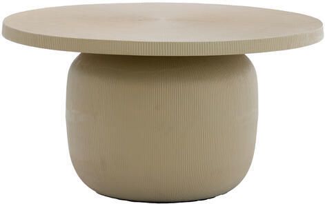 Light & Living Salontafel TIGRAN Ø75.5x41.5cm Bruin - Foto 2