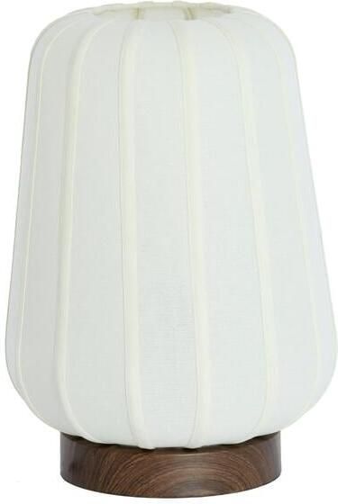 Light & Living Tafellamp Bibury Wit Ø30cm