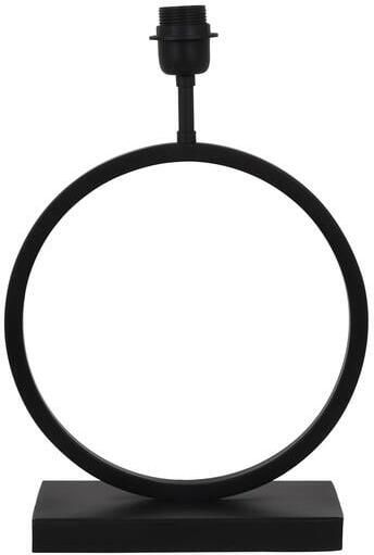 Light & Living Tafellamp Liva|Chelsea Zwart|Zilver Ø35x69cm