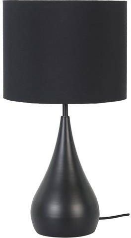 Light & Living Tafellamp Svante Zwart Ø28cm