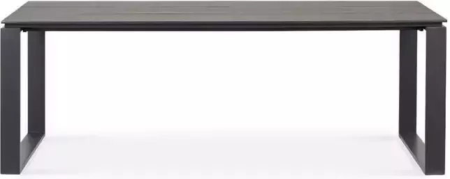 Lisomme Jens Tuintafel Zwart 210 x 100 cm