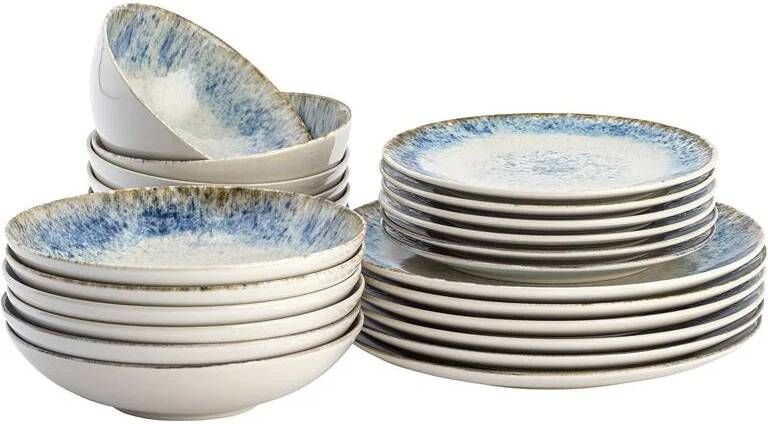 Lite-body Serviesset Hermes licht blauw 6 personen 24 delig - Foto 1