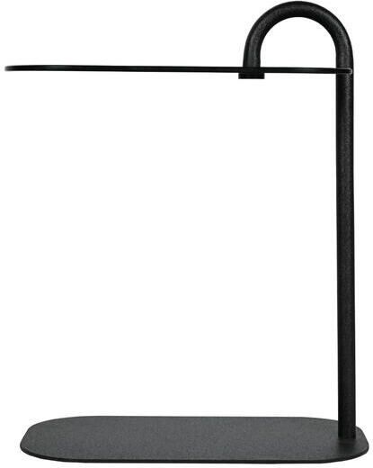 Livingfurn Bijzettafel Zwart Glas 48x30x65cm Amy - Foto 2