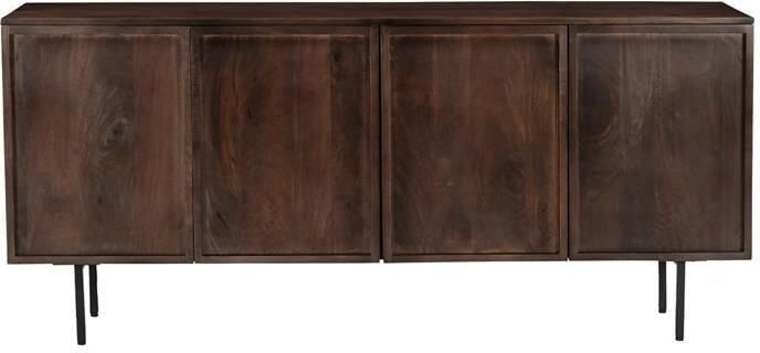 Livingfurn Dressoir Bruin Mangohout 180x40x75cm Elan - Foto 3