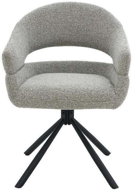 Livingfurn Eetkamerstoel Linn Taupe Set van 2 - Foto 2