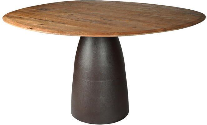 Brix Organische Eettafel Marron Mangohout 140cm Espresso - Foto 2