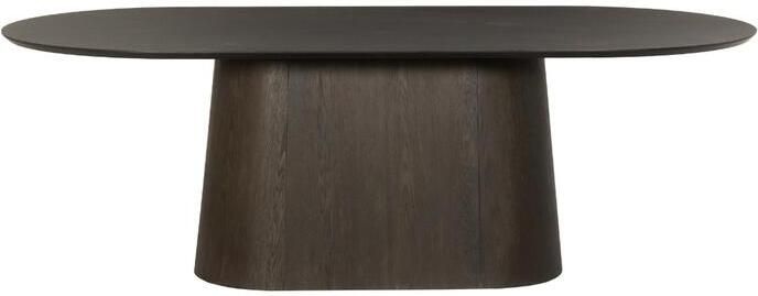 Livingfurn Eettafel Donkerbruin Eikenfineer 230x110x76cm Tobago - Foto 3