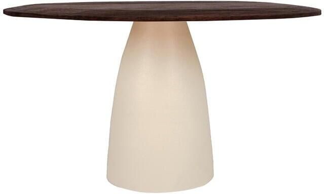 Livingfurn Eettafel Ivoor Mangohout 140x120x76cm Marron - Foto 2