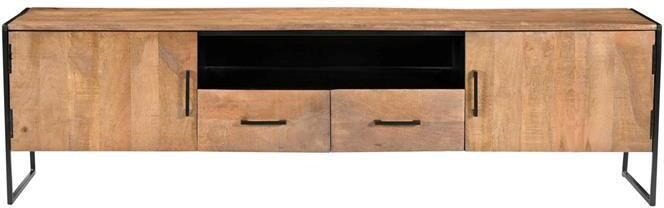 Livingfurn Elin tv-meubel 180 cm mangohout naturel - Foto 3
