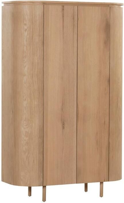 Livingfurn Kabinet Naturel Eiken 115x43x180cm Tobago
