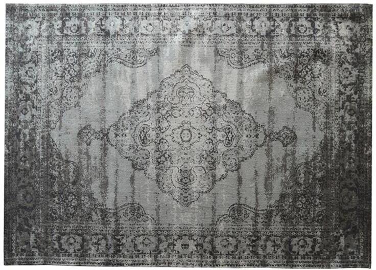 Livingfurn Brix Kelly Dove Grey vloerkleed 200x290 cm katoen - Foto 2