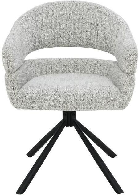 Livingfurn Eetkamerstoel Linn Bisque Oasis Set van 2 - Foto 2