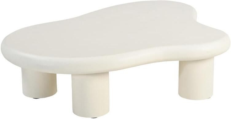 Brix Organische Salontafel Feline Beton Ciré 120 x 88cm Wit - Foto 2