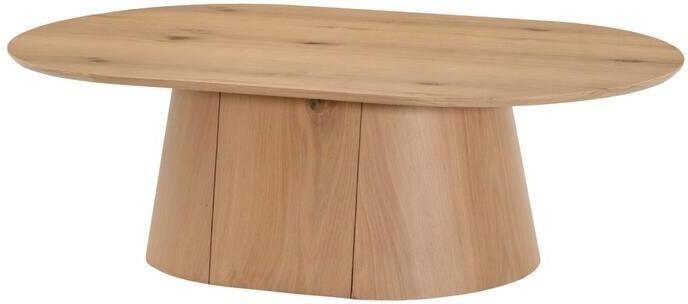 Livingfurn Salontafel Naturel Eiken 120x70x36cm Novero