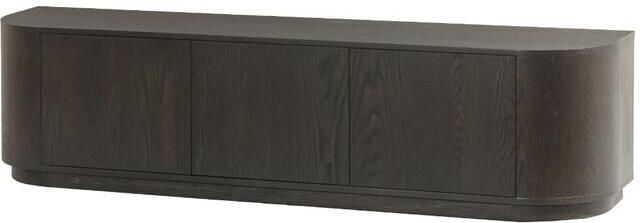 Livingfurn Tv-meubel Donkerbruin Eiken 180x40x45cm Novero - Foto 3