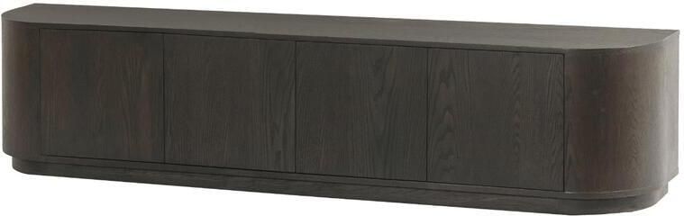 Livingfurn Tv-meubel Donkerbruin Eiken 220x40x45 Novero - Foto 2