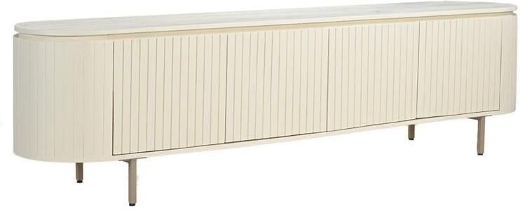 Livingfurn TV-meubel Patou Mangohout 210cm Beige - Foto 2