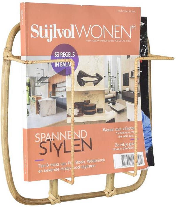 Loft42 Bamboe Tijdschriftenrek Small Bruin 33x31x10