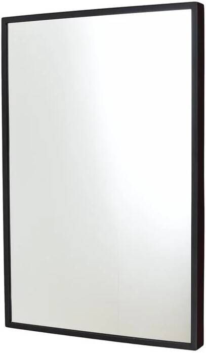 Loft42 Industry Rectangle Spiegel Metaal Mat Zwart 60x40x4