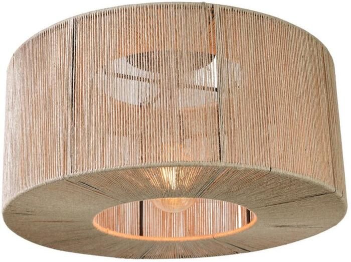 Loft42 Urban Interiors Plafondlamp Drum Jute Ø45